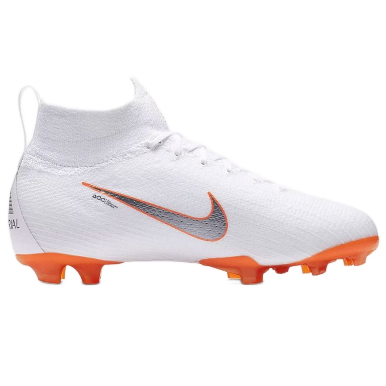 Nike Mercurial Superfly 6 Elite Fg Jr AH7340-107 fotbollsskor vit vit 1