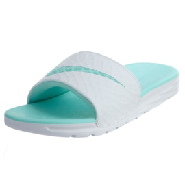 Nike Benassi Solarsoft Slide 705475-130 vit grön 1
