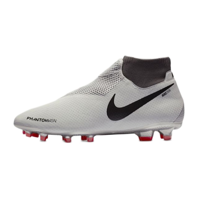 Nike Phantom Vsn Pro Df Fg AO3266-060 fotbollsskor vit grå 1