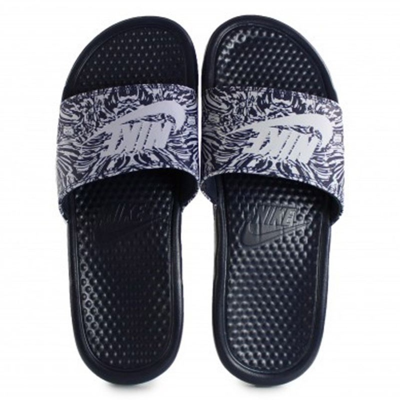 Nike Benassi Just Do It Print 631261-403 Slide svart 1