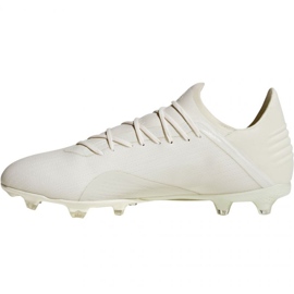 Adidas X 18.2 Fg M DB2181 fotbollsskor vit vit 1