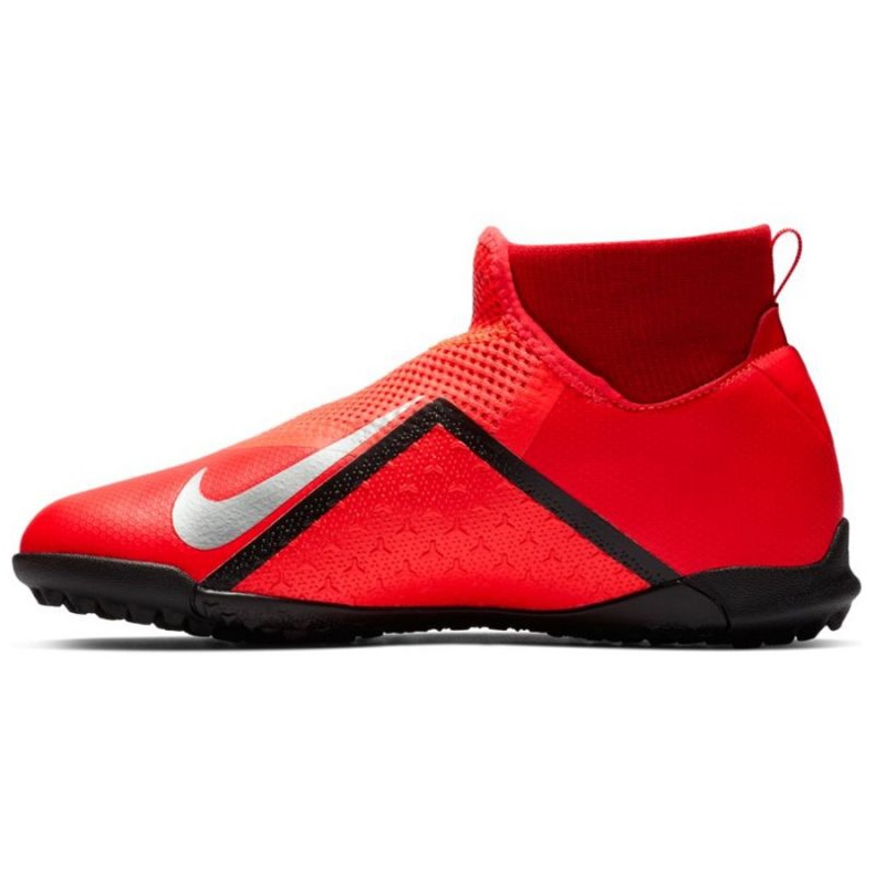 Nike Phantom Vsn Academy Df Tf Jr AO3292-600 fotbollsskor röd röd 1