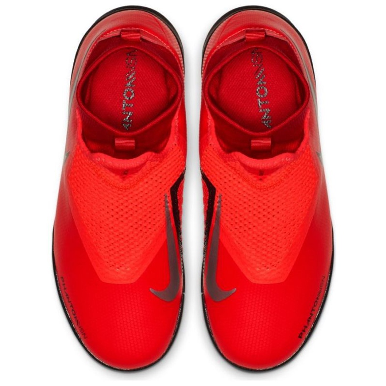 Nike Phantom Vsn Academy Df Tf Jr AO3292-600 fotbollsskor röd röd 2