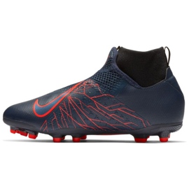 Nike Phantom Vsn Academy Df Fg Jr AO3287-440 blå marinblå 1