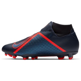 Nike Phantom Vsn Academy Df Fg M AO3258-440 fotbollsskor blå marinblå 1