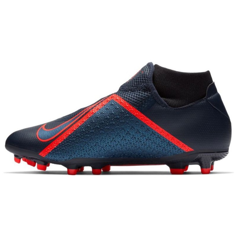 Nike Phantom Vsn Academy Df Fg M AO3258-440 fotbollsskor blå marinblå 1