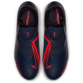 Nike Phantom Vsn Academy Df Fg M AO3258-440 fotbollsskor blå marinblå 2