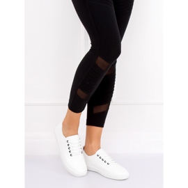 Vita damskor WD009 WHITE / NAVY 1