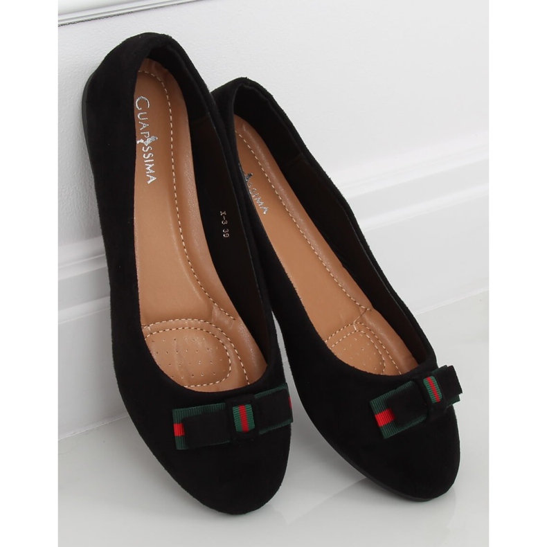 Svarta kvinnors ballerinor X-3 Negro 1