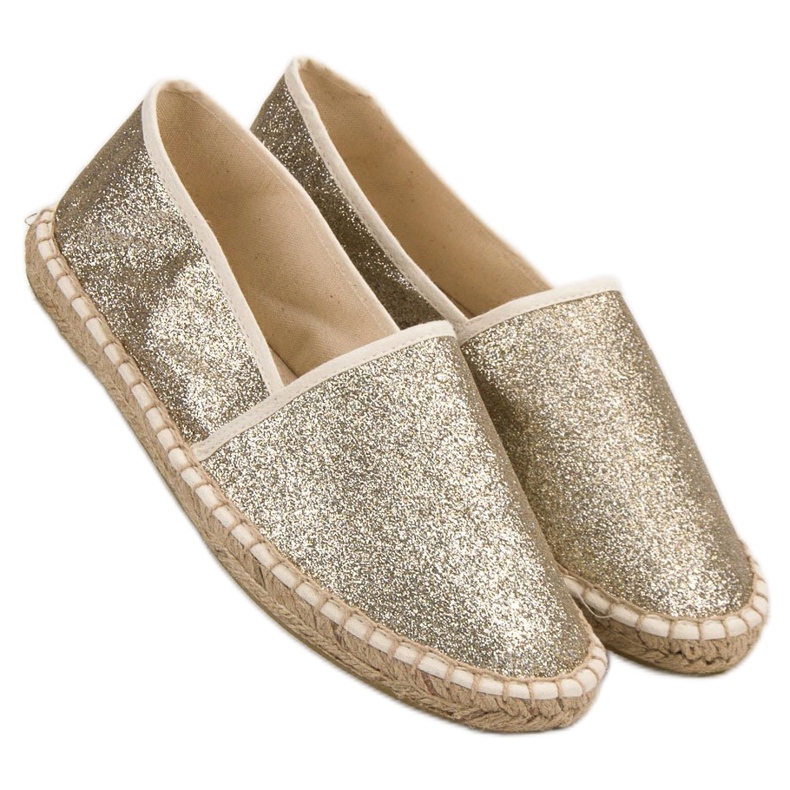 Cm Paris Glitter Golden Espadrilles gyllene 1