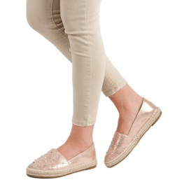 Lucky Shoes Espadrilles med jetplan rosa 2