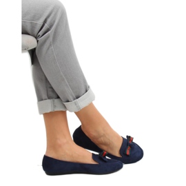 Marinblå loafers för kvinnor JM6690Q Azul Marino 2