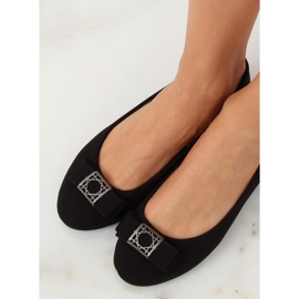 Svarta kvinnors ballerinor JM6675Q Negro 1