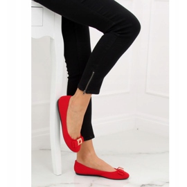 Röda damballerinor JM6675Q Rojo 1