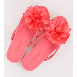 Flip-flops med blommarosa CK103 Coral 2