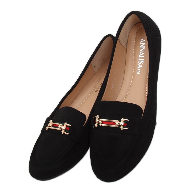 Svarta loafers för kvinnor JM8542Z Negro 1