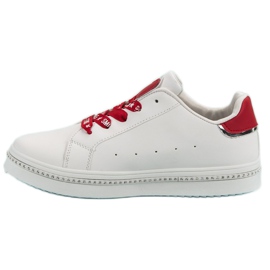 Snörade sportskor vit 1