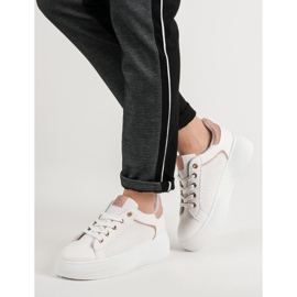 Sportskor med glitter vit 2