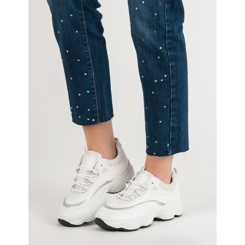 Kayla Kvinnors vita sneakers 2