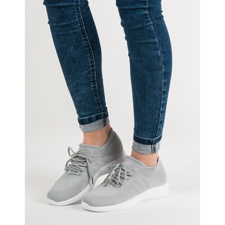 Textil sportskor grå 1