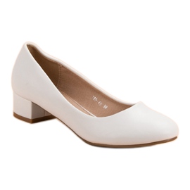 Renda Flat Heel Pumps vit 1