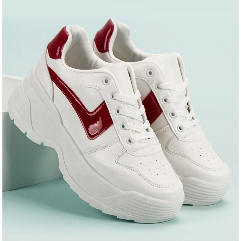 Kylie Sneakers på plattformen vit 2