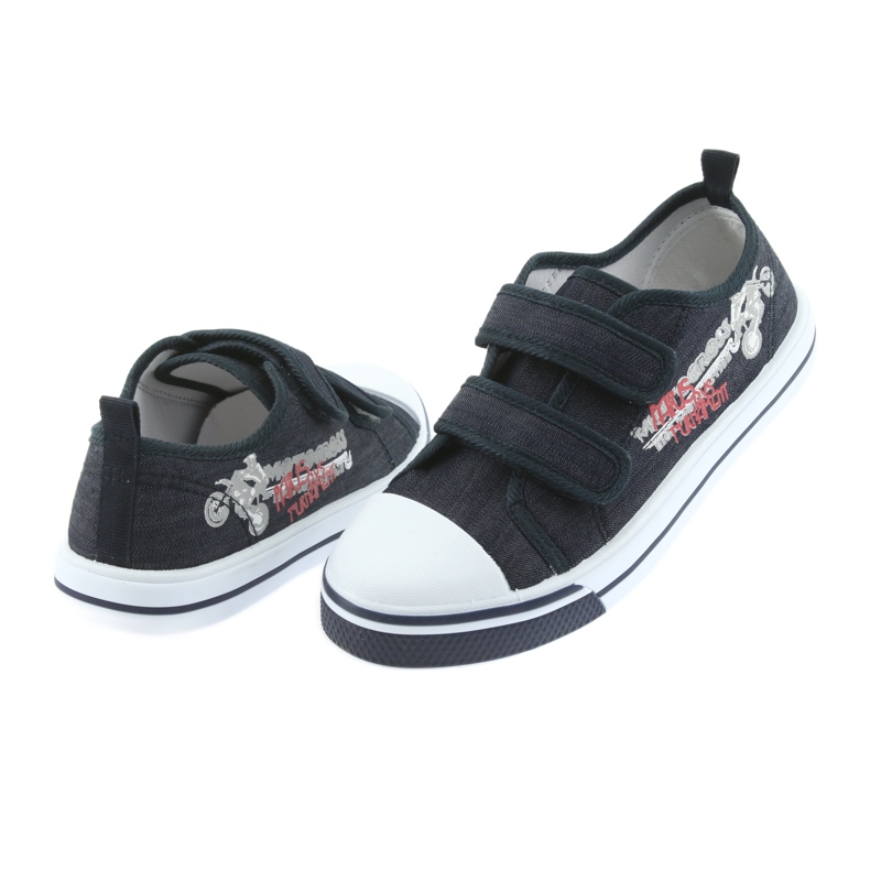 Kardborreband Motocross Atletico 1809 marinblå 4