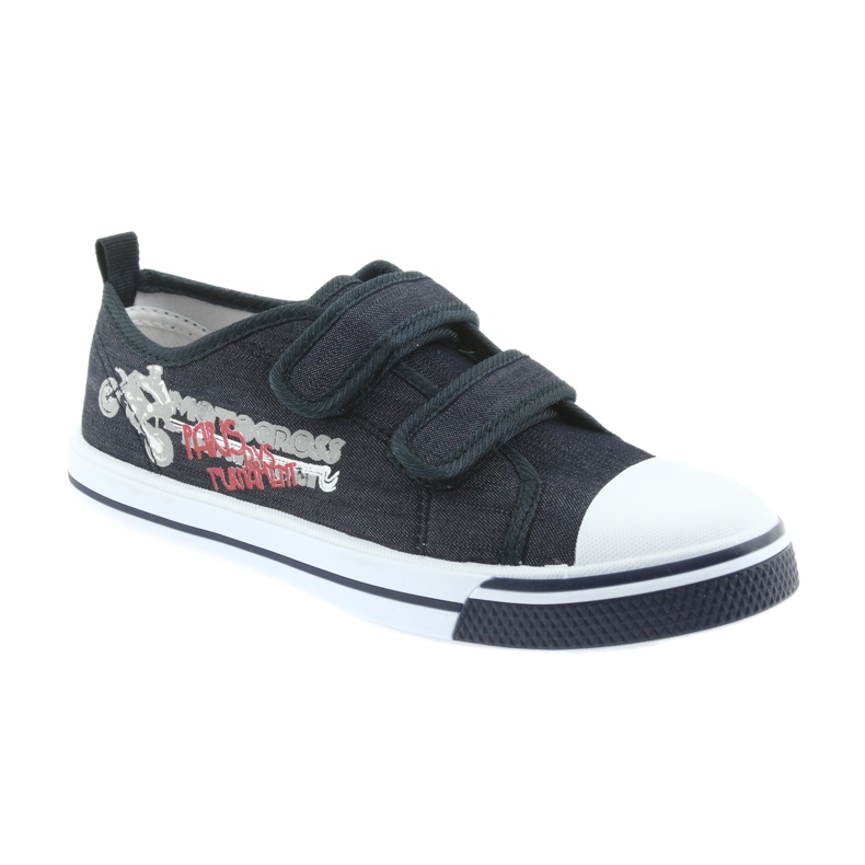 Kardborreband Motocross Atletico 1809 marinblå 1