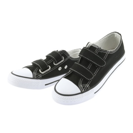Svarta Atletico kardborre sneakers vit 3