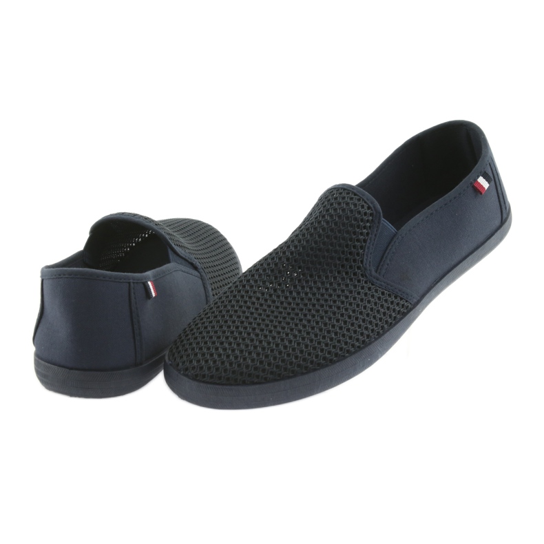 Slip-on ATLETICO marinblå sneakers 4