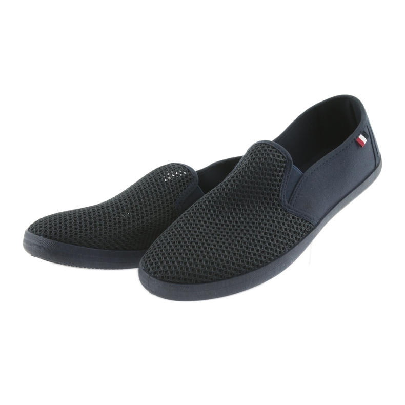 Slip-on ATLETICO marinblå sneakers 3