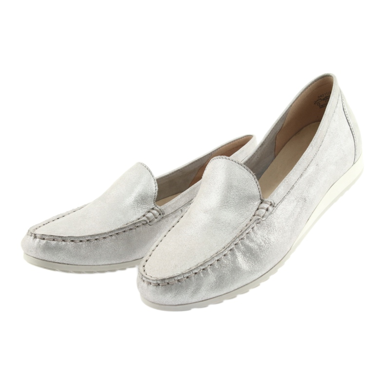 Caprice 24211 silver loafers grå 3
