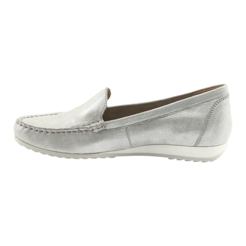 Caprice 24211 silver loafers grå 2