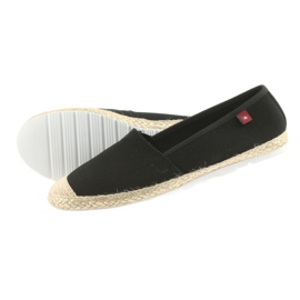 Big star ballerinas espadrilles 274727 svart gul 5