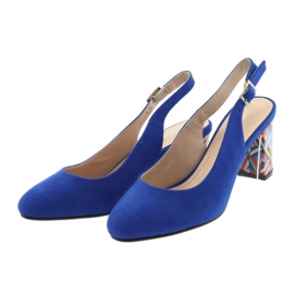 Sandaler på stolpen Sergio Leone 788 indigo mic blå 3