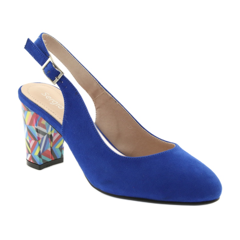 Sandaler på stolpen Sergio Leone 788 indigo mic blå 1