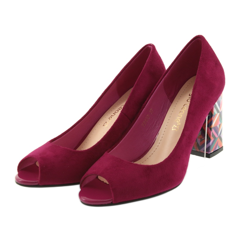 Mocka pumpar Sergio Leone 133 fuchsia rosa 3