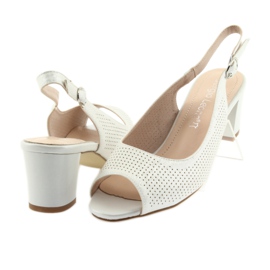 Sandaler på stolpen av Sergio Leone 794 silver grå 4