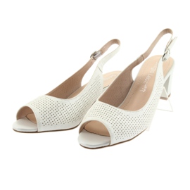 Sandaler på stolpen av Sergio Leone 794 silver grå 3