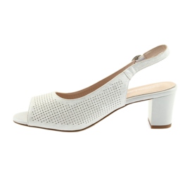 Sandaler på stolpen av Sergio Leone 794 silver grå 2