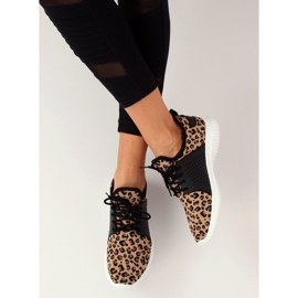 Leopard 7758-Y Leopard Print sneakers brun 2