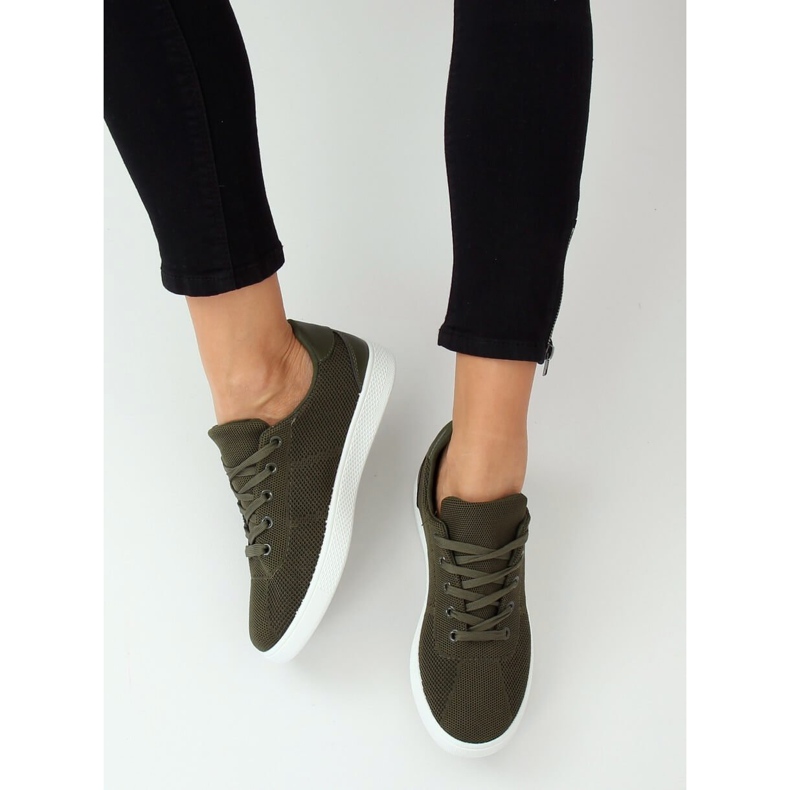 Gröna damskor 7062-Y DK.GREEN 2