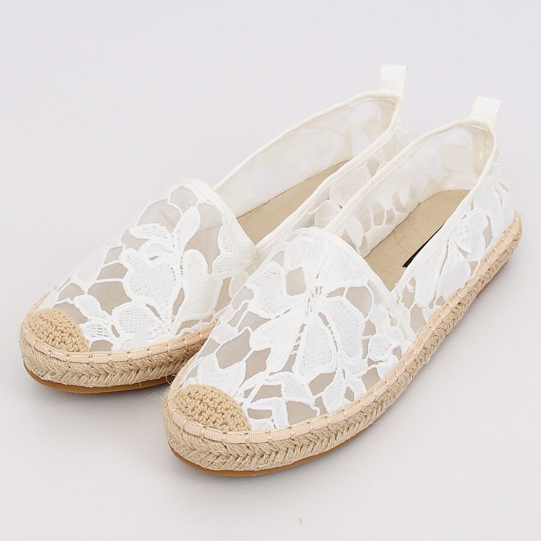 Espadrilles openwork white 68-130 White II-GAT vit 2