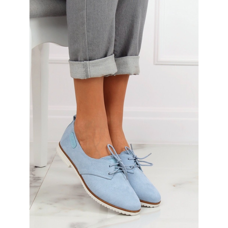 Blå Kvinnors blå loafers 6907-BL Blå 1