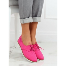 Fuchsia loafers för kvinnor 6907-BL Fushia rosa 1