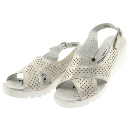 Gyllene damsandaler på kilen Filippo 729 2