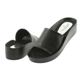 Svarta profilerade tofflor Filippo 768 4