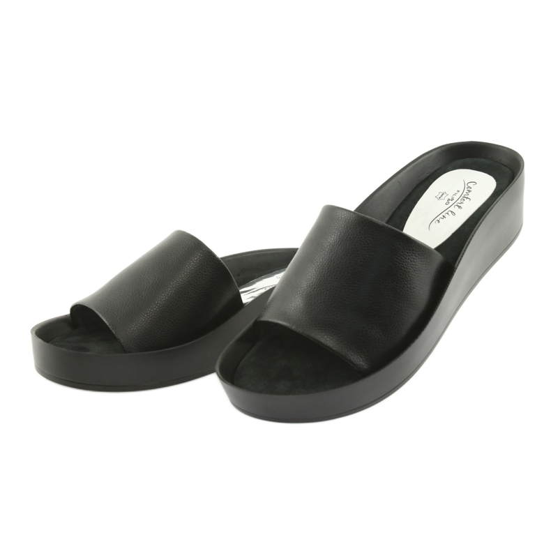 Svarta profilerade tofflor Filippo 768 3