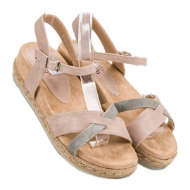 Kylie Espadrilles sandaler rosa 2
