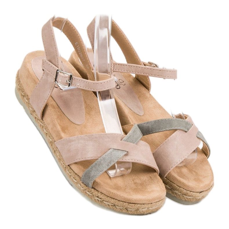 Kylie Espadrilles sandaler rosa 2